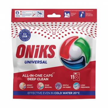 Капсулы для стирки Oniks Universal, 11 шт Капсулы для стирки Oniks Universal, 11 шт