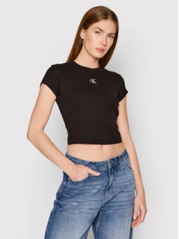 Calvin Klein Jeans Футболка J20J218337 Чорний Slim Fit Calvin Klein Jeans Футболка J20J218337 Чорний Slim Fit