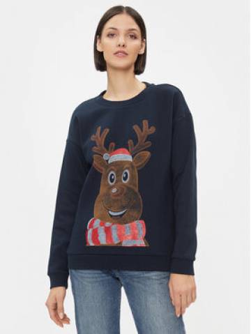 Vila Світшот 14090224 Cиній Relaxed Fit Vila Світшот 14090224 Cиній Relaxed Fit