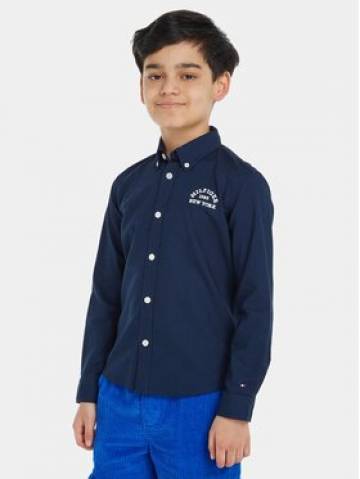 Tommy Hilfiger Сорочка Varsity KB0KB08516 Cиній Regular Fit Tommy Hilfiger Сорочка Varsity KB0KB08516 Cиній Regular Fit