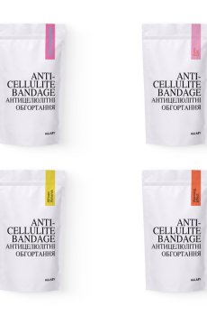 Набір антицелюлітних розігрівальних обгортань Hillary Heating Anti-Cellulite Wrap Set