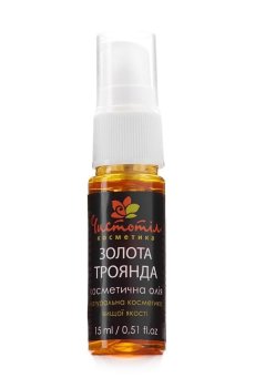 Косметическое масло для лица и тела Chystotil Золотая роза, 15 мл