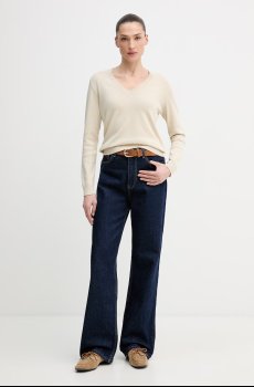 Хлопковый свитер United Colors of Benetton