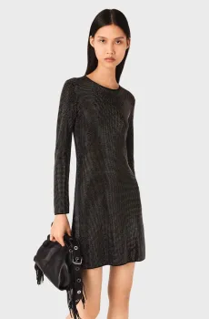 Женское черное платье Черный 34 MAJE MFPRO04481_Black