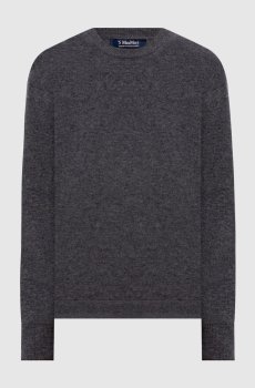 Серый джемпер NEBBIE из шерсти и кашемира