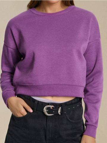 Світшот crewneck - червонувато-ліловий Світшот crewneck - червонувато-ліловий
