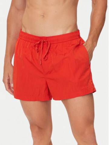 Calvin Klein Swimwear Шорти для плавання KM0KM01048 Червоний Regular Fit Calvin Klein Swimwear Шорти для плавання KM0KM01048 Червоний Regular Fit