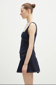 Джинсовая блузка KSUBI Hera Bustier Zenith Pop