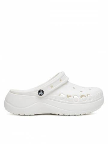 Crocs Шльопанці BAYA PLATFORM CLOG 208186-100 Білий Crocs Шльопанці BAYA PLATFORM CLOG 208186-100 Білий