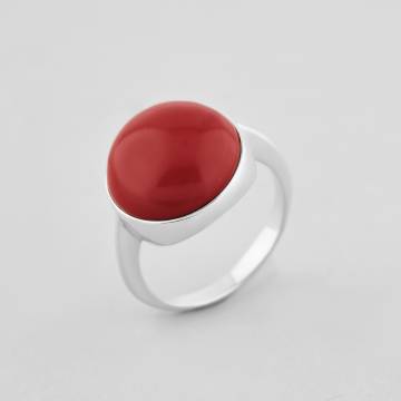 Серебряное кольцо Minimal 1518-red-16 16 Серебряное кольцо Minimal 1518-red-16 16