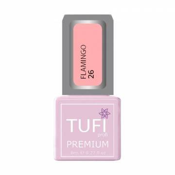 Гель-лак для ногтей Tufi profi Premium Flamingo 26 Яблочный цвет, 8 мл Гель-лак для ногтей Tufi profi Premium Flamingo 26 Яблочный цвет, 8 мл
