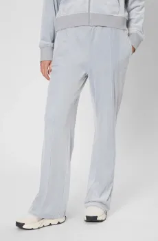 Женские светло-серые велюровые спортивные брюки Серый M PRPY PWSPPPPF0040