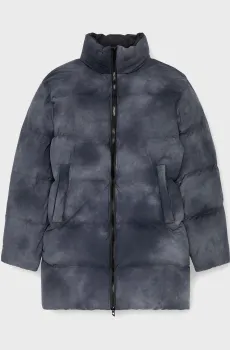 Темно-серый пуховик W-RAVEEL-LONG (унисекс) Серый 52 Diesel A14402 0CBCS