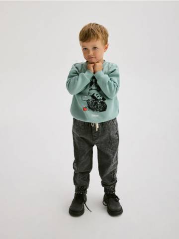 Reserved - Джинси jogger - світло-сірий - 201BF-09J Reserved - Джинси jogger - світло-сірий - 201BF-09J
