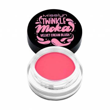 Кремовые румяна для лица Misslyn Twinkle Moka Velvet Cream Blush 03 Pink, 4.5 г Кремовые румяна для лица Misslyn Twinkle Moka Velvet Cream Blush 03 Pink, 4.5 г