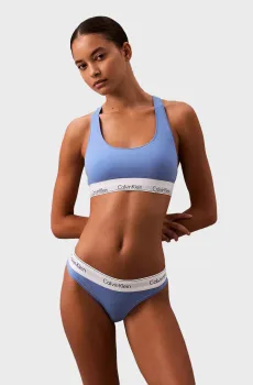 Женский голубой топ UNLINED BRALETTE Голубой S Calvin Klein 0000F3785E
