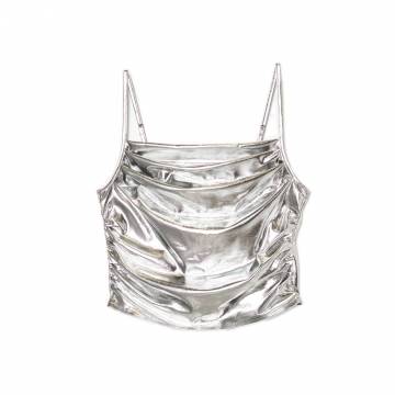 Cropp - Топ на бретельках - light grey Cropp - Топ на бретельках - light grey