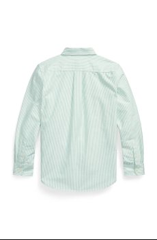 Детская хлопковая рубашка Polo Ralph Lauren