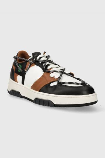 Кожаные кроссовки Off Play SORRENTO цвет коричневый SORRENTO 1 WHITE BLACK COGNAC GREEN Кожаные кроссовки Off Play SORRENTO цвет коричневый SORRENTO 1 WHITE BLACK COGNAC GREEN
