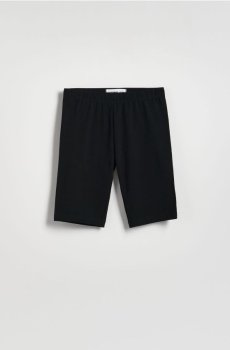 Reserved - Велосипедні шорти з тканини з додаванням бавовни - чорний - 252HN-99X