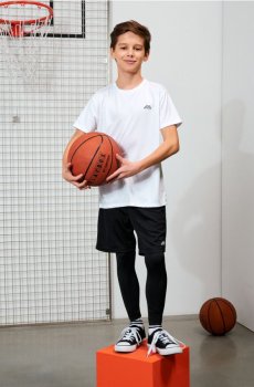 Спортивні шорти з легінсами та відбиваючими елементами Active - чорний