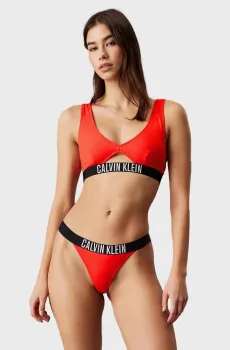 Женские красные трусики от купальника BRAZILIAN Красный M Calvin Klein KW0KW02857