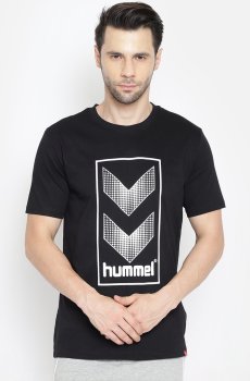 hummel Men Brand Logo Printed T-shirt