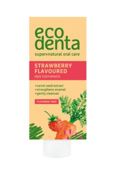 Детская зубная паста Ecodenta Strawberry Flavoured Kids Toothpaste с лесной земляникой, 10 мл
