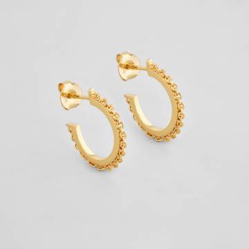 Серебряные серьги с позолотой Minimal DE6364 Серебряные серьги с позолотой Minimal DE6364