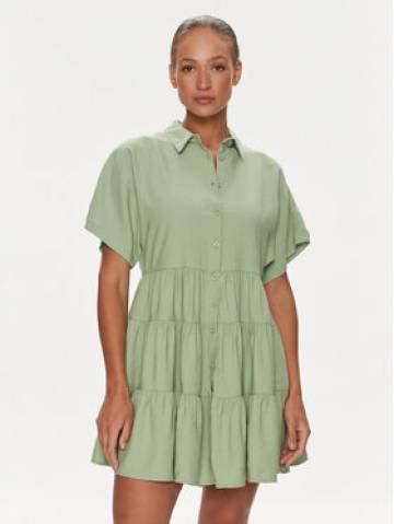 Silvian Heach Сукня-сорочка GPP23328VE Зелений Regular Fit Silvian Heach Сукня-сорочка GPP23328VE Зелений Regular Fit