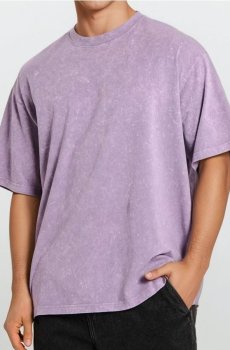 Футболка з короткими рукавами - Фіолетовий