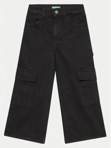 United Colors Of Benetton Джинси 4AW7CE035 Чорний Wide Leg United Colors Of Benetton Джинси 4AW7CE035 Чорний Wide Leg