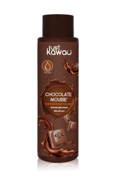Крем-гель для душа Just Kawaii Chocolate Mousse с маслом какао, 500 мл