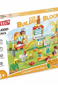 Детский конструктор FEELO TOYS Мир развлечений, 127 деталей, от 3 лет (FL42001)