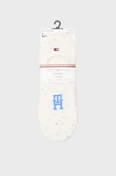 Женские белые следы (2 пары) MID CUT Белый 35-38 Tommy Hilfiger 701232982