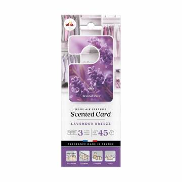 Ароматическая карточка для гардероба Elix Scented Card Lavender Breeze, 3 шт