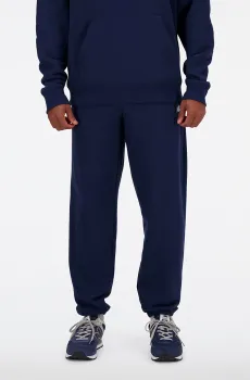 Мужские синие спортивные брюки NB Small Logo Синий L New Balance MP41519NNY