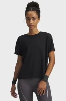Женская черная футболка UA Halo Vent SS Черный XS Under Armour 6004017-001