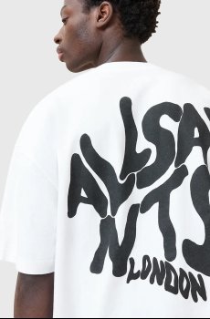 Хлопковая футболка AllSaints ORLANDO