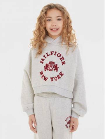 Tommy Hilfiger Світшот Varsity KG0KG07579 Сірий Regular Fit Tommy Hilfiger Світшот Varsity KG0KG07579 Сірий Regular Fit