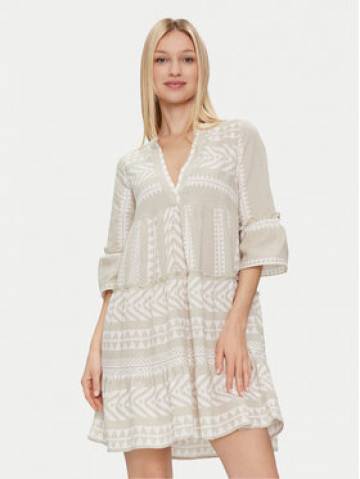 Vero Moda Літня сукня Dicthe 10225127 Бежевий Loose Fit Vero Moda Літня сукня Dicthe 10225127 Бежевий Loose Fit