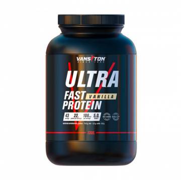 Протеин Vansiton Ultra Fast Protein в порошке, со вкусом ванили, 1.3 кг
