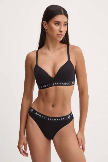 Бюстгальтер Armani Exchange цвет чёрный однотонный 947027 CC502 Бюстгальтер Armani Exchange цвет чёрный однотонный 947027 CC502