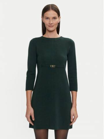 Luisa Spagnoli Трикотажна сукня Marinella 58486 Чорний Regular Fit Luisa Spagnoli Трикотажна сукня Marinella 58486 Чорний Regular Fit