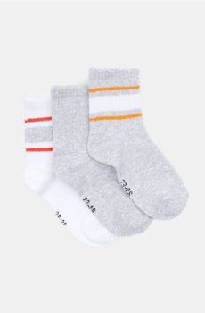 Шкарпетки 3 штуки - різнобарвний