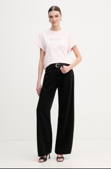 Хлопковая футболка Guess