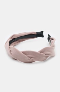 Обруч для волос - пастельний рожевий