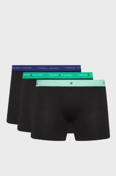 Мужские черные боксеры (3 шт) WB TRUNK Черный M Tommy Hilfiger UM0UM02763