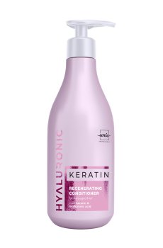 Восстанавливающий кондиционер Unic Hyaluronic Keratin Regenerating Conditioner для ломких и поврежденных волос, 500 мл