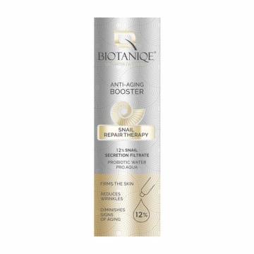 Бустер-концентрат для лица Biotaniqe Snail Repair Therapy Anti-Aging Booster против морщин, 30 мл Бустер-концентрат для лица Biotaniqe Snail Repair Therapy Anti-Aging Booster против морщин, 30 мл